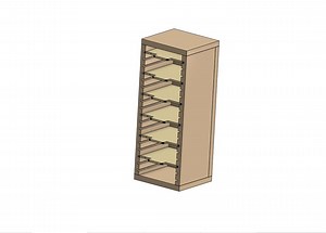 Sandpaper Storage Rack | Woodworking Plans | Build Drawings | Step by Step DIY Build - Etsy