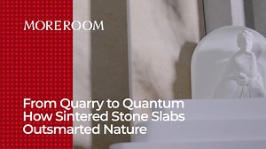 Yes, the Travertine 2.0 is here. Our sintered stone, Travertine Navona, copies the soul of natural travertine, with 0% compromises. ✓ The surface you can see is Moroccan oil glow, which changes with lighting angles ✓ Vein patterns on the surface, so smooth and look wet ✓ Touch velvet meets travertine hole texture No longer wrong about spilling coffee on the table. The stain-resistant tech makes cleanup a breeze. | MOREROOM STONE