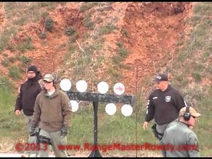 Plate Rack & OKIE Rotating Plate Rack at Lawton Police Dept. Range