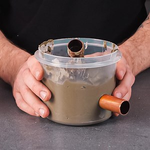 Concrete & Copper Pipes Became a Modern Loft Accent | Genius Panda