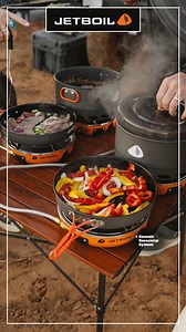 Enjoy meals around the campfire even more with compact gear that gives you more cooking options. | Jetboil