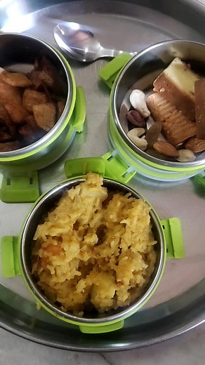 Lunchbox recipe #sambarrice #fry #mixedvegsambar #rice | Farmhouse grama samayal