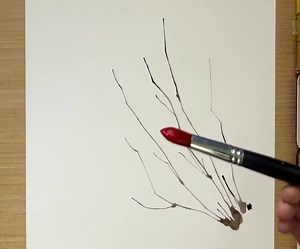 Splatter Painting Technique / Easy Painting Ideas | HNK ART