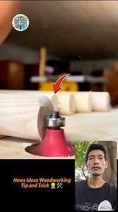 Rounding corners with a roundover bit to create flawless craftsmanship 🪵✨ ‎#reels #woodworking #Lifehack #DIYTools #asmr #satisfying | Muhtar Agustin