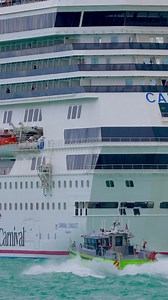 8.3K views · 37 reactions | Miami Dade Fire Rescue boat passing the Carnival Conquest Cruise Ship yesterday in Miami Beach, Florida | Joseph Levy | Facebook