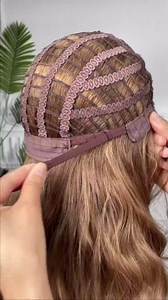 Allbell Ombre Honey Brown Wigs for Black Women Long Wavy Synthetic Wigs with Dark Roots Middle Parting Hairstyle