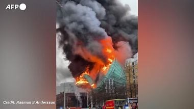 Goteborg, incendio devasta il parco divertimenti piu' grande della Svezia