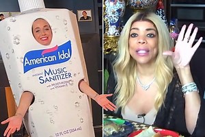 Wendy Williams slams Katy Perry as 'stupid' for 'trying to get attention' in hand sanitizer costume on American Idol