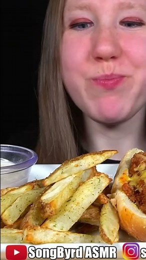 ASMR CHILI CHEESE DOGS MUKBANG #shorts