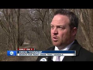 Search for Paint Creek Trail vandals