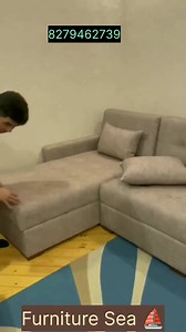 Contemporary L-Shape Sofa Bed: Multi-Functional Design Discover the versatility of our stylish L-shaped sofa cum bed, blending modern aesthetics with space-saving convenience. Perfect for any living space, this innovative piece offers both comfort and functionality. Explore endless possibilities with this new sofa cum bed design. #SofaCumBed #LShapeSofa #ModernFurniture #SpaceSavingDesign #HomeDecor #MultiFunctionalFurniture #furnituresea | Furniture Sea | Facebook