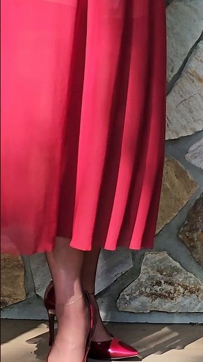 Cervin fully Fashioned stockings and heels