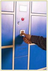 [Hot Item] Secure Travel Metal Locker with Advanced Fingerprint Technology