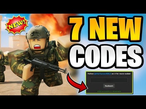 *NEW 💥 CODES* FOR WAR TYCOON ROBLOX CODES 2025 - WAR TYCOON CODES 2025 - WAR TYCOON CODE