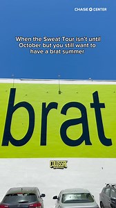 1K views | The SF brat wall will have to do for now  | Chase Center | Facebook