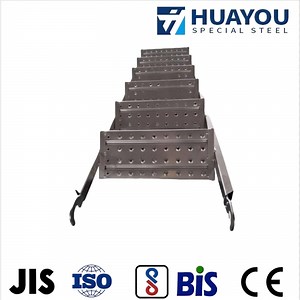 [Hot Item] Warehouse Supermarket Truck Moveable Stairs Steel Safety Rolling Mobile Platform Ladder Cart