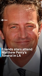 6.5K views · 30 reactions | Friends stars attend Matthew Perry’s funeral in LA, US media reports. #matthewperry #friends #sitcomstar #star #losangeles #funeral #memorial #stv #stvnews #news | STV News | Facebook