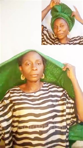 1.3K views · 18 reactions | This gele is too simple. Beginners head wrap tutorial #tutorial #headwrap #gele | Gold bridal | Facebook