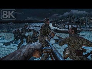 Carlson's Raiders Rescue Operation｜Gilbert Islands 1942｜Call of Duty World at War｜Veteran｜8K