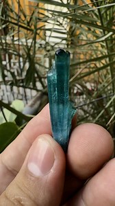 A very beautiful bunch of indicolite-colored crystals, all of which are terminated and unparalleled in terms of color, luster, and clarity. Although not very large in size, its beauty is such that viewers are left amazed, and everyone wishes to have a piece like this in their own collection. Size: 4.3 cm. Location: Pech Mine, Afghanistan | Artistic minerals | Facebook