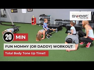 FUN MOMMY & ME WORKOUT | Full Body at Home Workout You Can Do w/ Baby, Toddler, or Child!