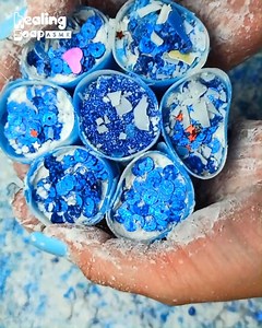 Blue Soap with Stach and Crunch Pleasure #asmrsounds #crushing #blue #soaps | Healing Soap ASMR