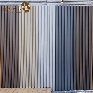 [Hot Item] Wood Plastic Composite WPC 3D Fluted Wall Panel Ceiling Cladding