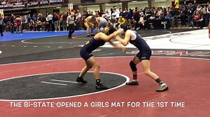 The Bi-State Classic opened a girls wrestling mat for 23 matches on Saturday. Here are some highlights, including Holmen’s Amelia La Fleur getting a takedown for sudden victory. | La Crosse Tribune