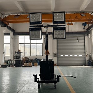 [Hot Item] LED Electricity Mast Cummins Engine Lighthouse Lamp Mobile Diesel Light Tower Generator