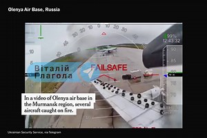 Large-Scale Ukrainian Attack Targets Air Bases in Russia