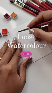 40K views · 178 reactions | My main tip to ease into Loose Watercolour Florals is how you hold the brush. I always say this in my YouTube tutorials and in person events. I can't repeat it enough.  ❣️ 1. Hold the brush higher up on the handle. 2. Use the full length of your brush to paint strokes. - - #claricegomesdesigns #claricegomeswatercolour #loosewatercolourart #watercolortips #aquarela #learntopaint #loosewatercolorflorals #tipsandtricks | Clarice Gomes Designs | Facebook