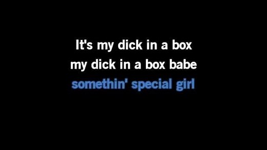 Karaoke Dick in a Box - The Lonely Island - CDG, MP4, KFN - Karaoke Version