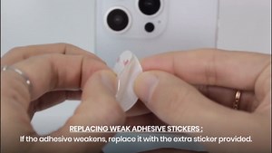 OnTheGrip Compatible with Magsafe Magnetic Cute Acrylic Tropical Leaf Design Collapsible Mobile Phone Grip Stand Holder for Smartphone Tablet Cell Phone Accessory (Yellow Monstera)