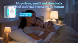 2026 Upgraded Ultrasonic Pest Control Repeller, Mouse Repellent Indoor for Spider Bug Roach Ant Fly Mice Rat Insect Deterrent, Mouse Rodent Repellent Ultrasonic Plug in, 2 Mode Switching, 6 Pack