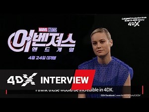 Avengers: Endgame in 4DX | Brie Larson