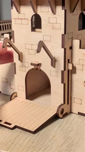 🏰 Castle From Building Blocks — create your own fortress! Mix and match gates, towers, walls, and more to build any castle you imagine — from cozy villages to epic strongholds. A laser cut project that grows with your creativity. 📥 Download the file – link in bio! #lasercut #castle #diy #glowforge #plywood | Vector-Painter