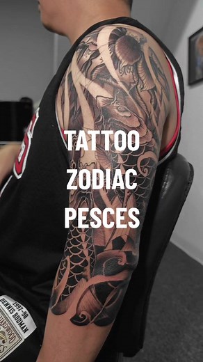 Pisces Zodiac Tattoo Art Inspiration