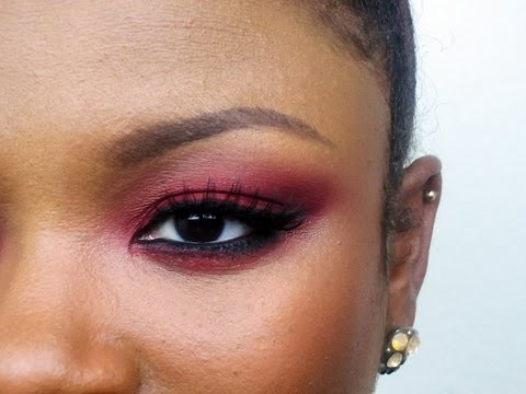 Simple Red Eyeshadow Tutorial