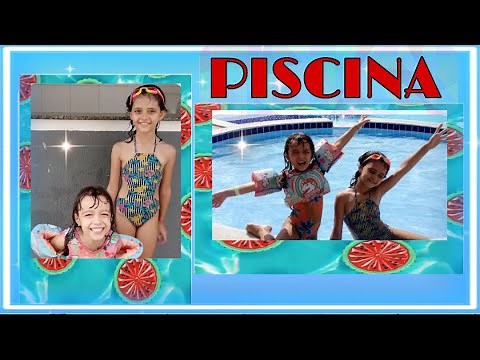 BRINCANDO NA PISCINA COM MINHA PRIMA | MÚSICA INFANTIL