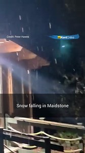 Snow has fallen across the county this morning after a yellow weather warning was issued by The Met Office ❄️ | Kent Messenger