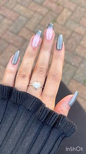 🎶 Alexa, play Rihanna ‘Shut Up & Drive’ Who’s being loving this iconic gunmetal grey from our Space Odyssey collection? 🖤 📹 - @nailsbyem_x #mylee #nails #gelnails #SpaceOdysseyCollection #MyleeGelaxy #AW23 #autumnnails #winternails #pinknails #longnails #nailtrends #glossynails | Mylee Beauty