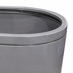 [Hot Item] Street Commercial Planter Box Galvanized Steel Rectangular Flower Trough Outdoor