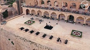 Anfisa Letyago at Saluting Battery, in Malta for Cercle | Secret Society