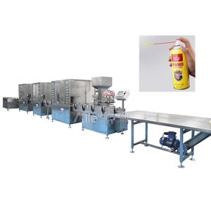 [Hot Item] Aluminum Bottle Deodorant Canning Machine Tin Can Aerosol Filling Machine Auto Crimping Machines