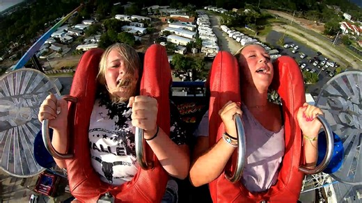1.1K views | Lilly & Sarah | Slingshot & Vomatron at Indy Speedway | Facebook