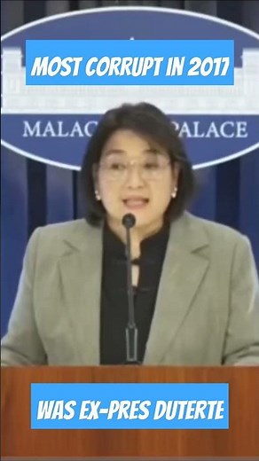 Duterte: Most Corrupt in 2017