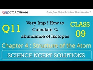 Structure of the Atom Question 11 Chapter 4 Class 9 NCERT Solutions Exercise