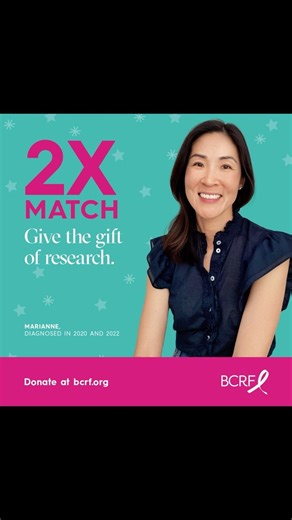 Give the gift of lifesaving breast cancer research breakthroughs. Right now at bcrf.org/donate, your donation is DOUBLED, up to $350,000! We need your support today. Women and men with the disease now and in the future are counting on us. Don’t wait: This special chance to make twice the impact ends at midnight. | The Breast Cancer Research Foundation | Facebook