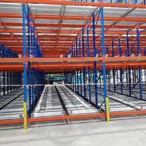 [Hot Item] Warehouse Storage Gravity Pallet Racking System Carton Flow Roller Gravity Racking
