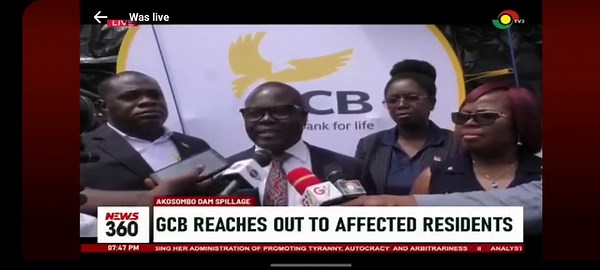 GCB Bank PLC supports flood victims in the Volta Region with items worth GHS200,000. #Akosombo #donations #GCBIs70 #GCBCares #GCB #YourBank4Life | GCB Bank PLC